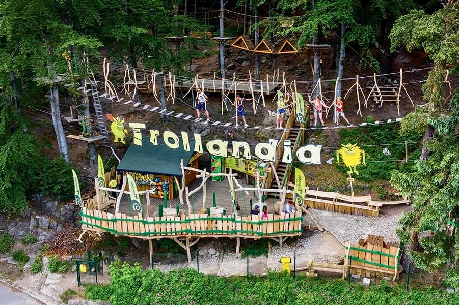 Park Linowy Trollandia Szklarska Poręba