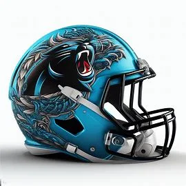 Carolina Panthers Mythological Beasts Concept Helmet