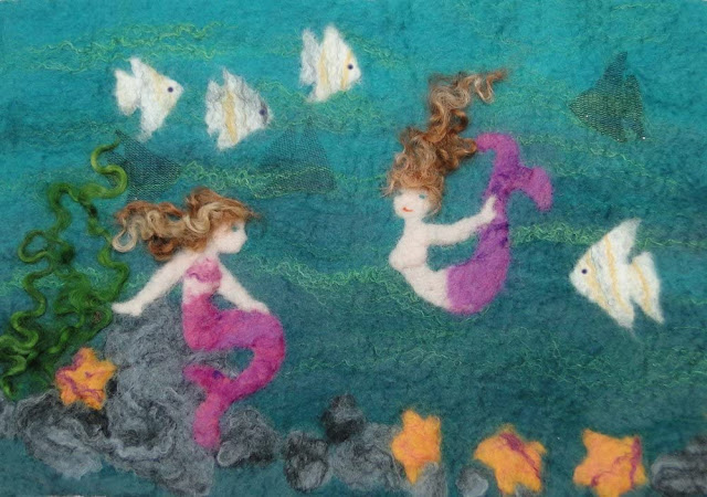 mermaid needlefelting kit