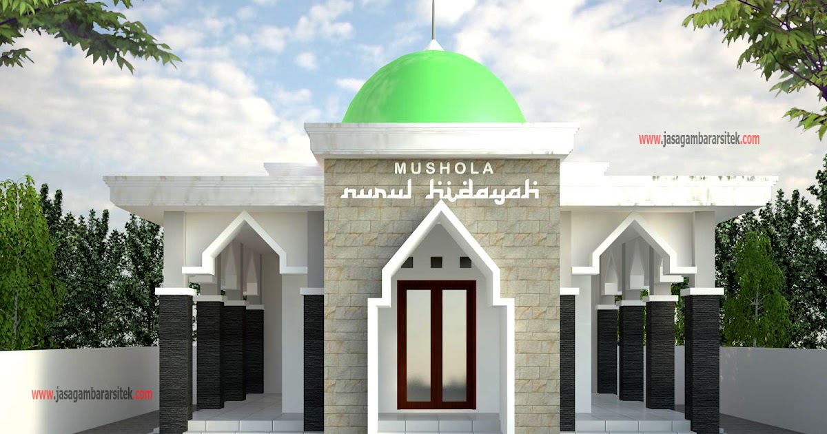 Desain Masjid Minimalis 1 Lantai Rumah Joglo Limasan Work