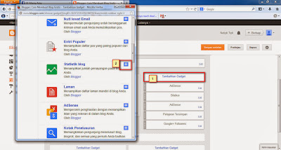 Cara Menambah Gadget Dan Mengatur Tata Letak Blog