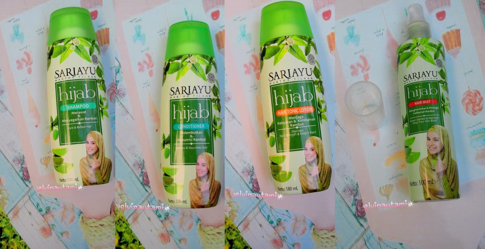 Blogger Pesona Cleopatra Review Sariayu Paket Hijab Hair Care Series