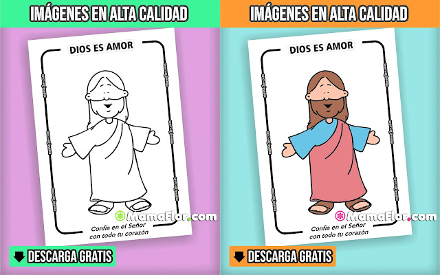 Material para Catequesis: Dibujos de Dios es Amor