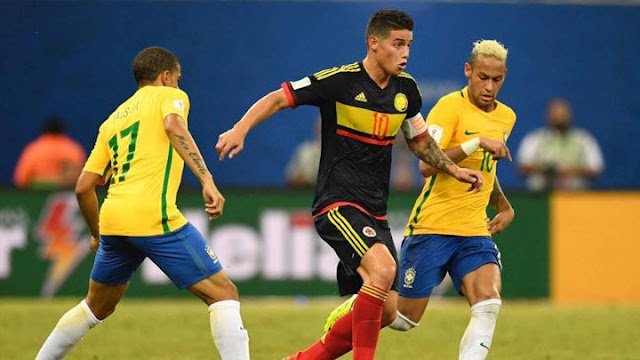 Colombia vs Brasil en vivo - ONLINE Fecha 16 Eliminatorias Rusia 2018 