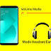 Cara Mengatasi Mode Headset Atau Mode Earphone Pada HP Android (Volume Media Berwarna Orange)