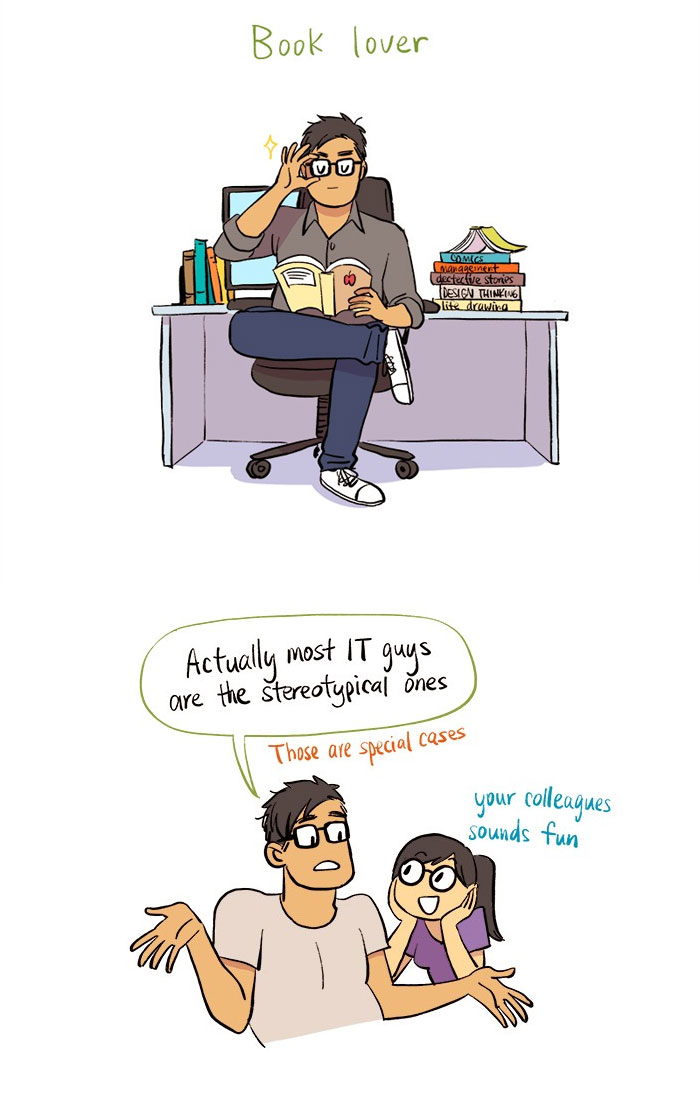 Artist Captures Her Relationship With ‘IT Guy’ In 13 Cute Illustrations