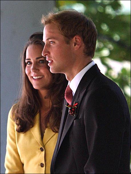 prince william and kate. The first time Prince William