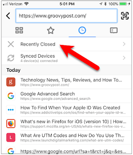 Cara Membuka Tab yang Baru Ditutup [ Recent ] di Safari, Chrome, dan Firefox di iOS