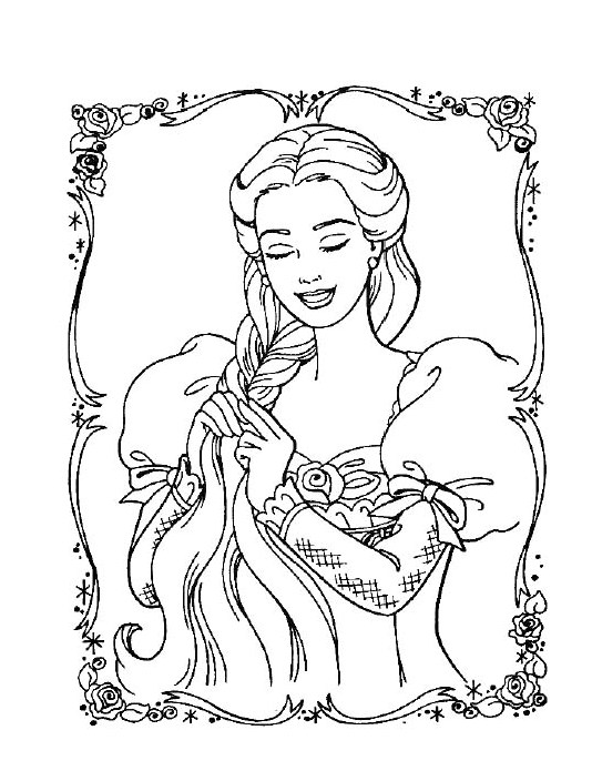 perfect princess character. Barbie Princess Free Coloring Pages  title=