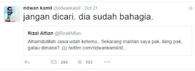 Kicauan Twitter Kang Emil