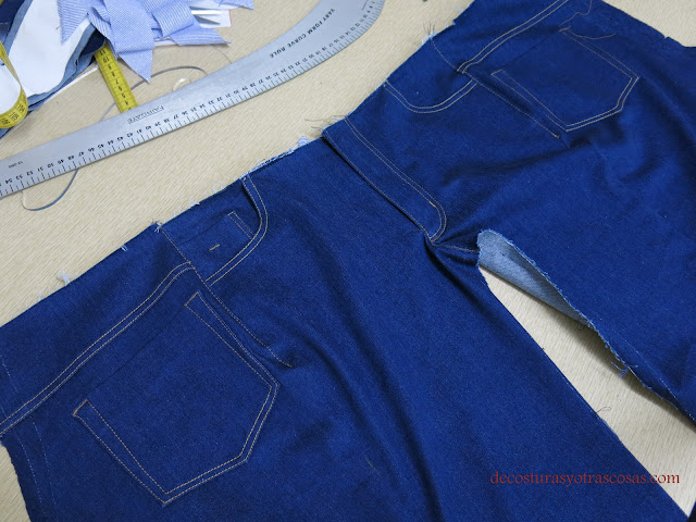 como coser unos jeans paso a paso