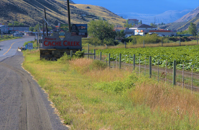 Cache Creek Welcome sign