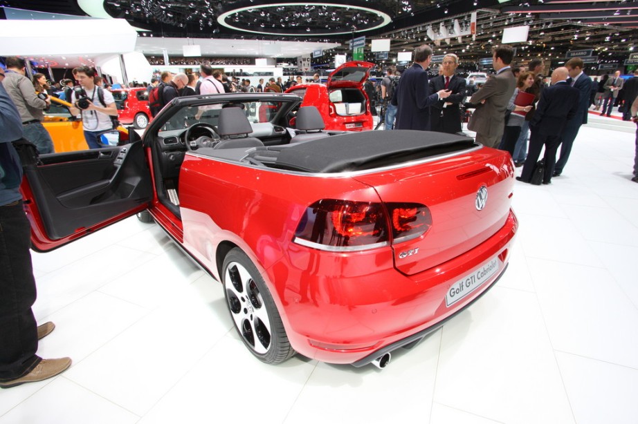 Volkswagen Golf GTI Cabriolet presented at 2012 Geneva Motor Show