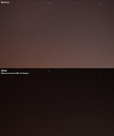 Remove Light Pollution from Star Photos