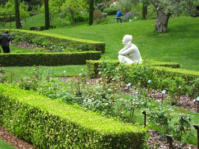 Cervantes park in Barcelona