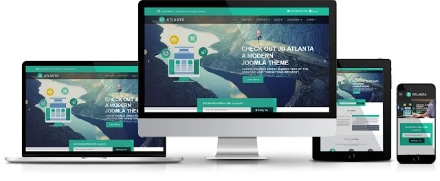 atlenta шаблон для joomla 3