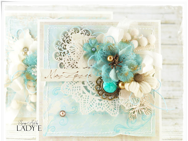 2 Cards with New Prima Doily / 2 Kartki z Nową Serwetką Primy