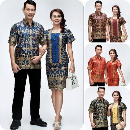 12 Koleksi Baju  Batik Seragam  Keluarga  Model Terbaru 2019