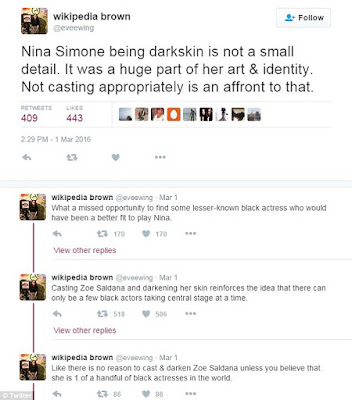 Zoe Saldana Nina Simone news