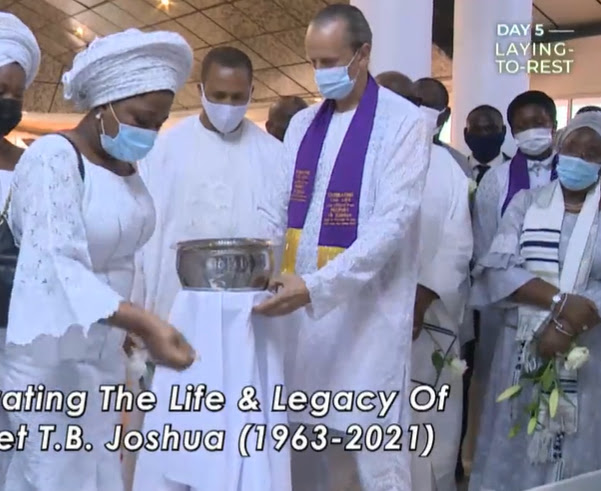 Prophet T.B Joshua Finally Laid To Rest in His Church