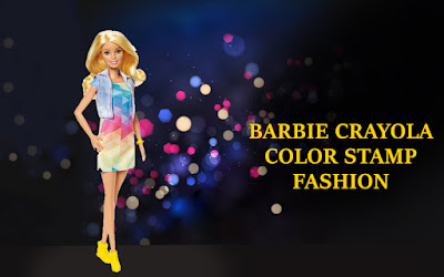 Barbie Crayola Color Stamp Fashion: