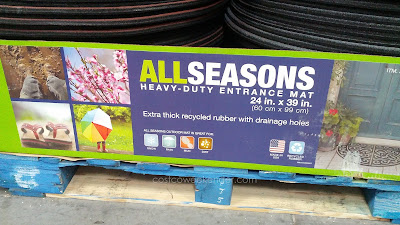 Apache Mills All Seasons Heavy-Duty Entrance Mat helps prevent dirt from getting in
