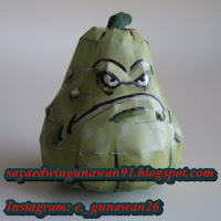 Papercraft Squash (Plants vs Zombies)