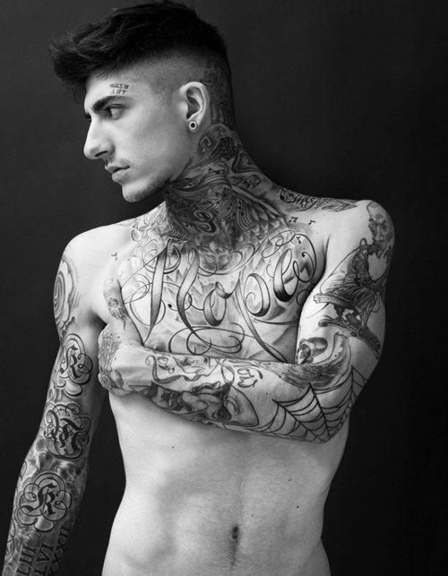 Guy Neck Tattoo Tumblr
