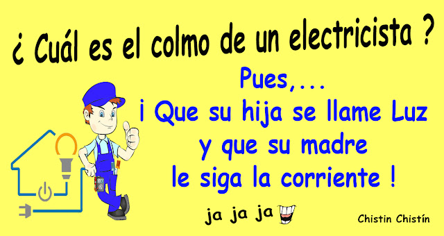 Colmo de un electricista