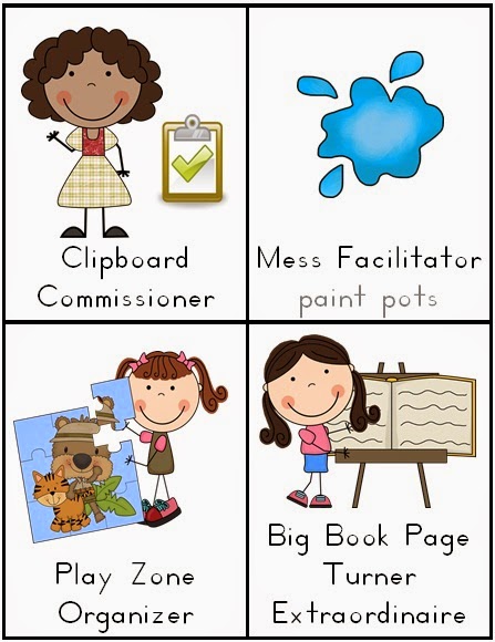 Jumping into Jobs Cards - Classroom Responsibilities 