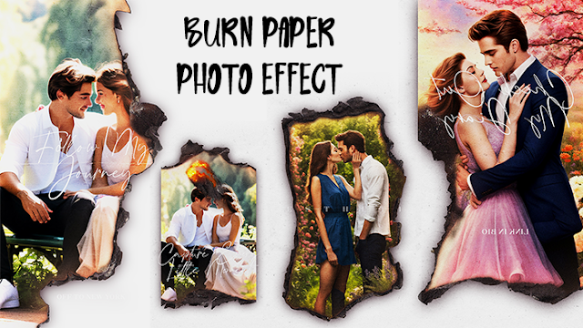 Burn Paper Photo Effect ll Photoshop Photo Effect ll How to Make Photo Burn Effect in Photoshop