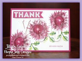 Painted Harvest Eclipse Thank you card, One big meaning stamp set