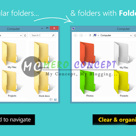 Customize folders with different colors in Windows