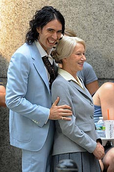 Russell Brand with Hellen Mirre