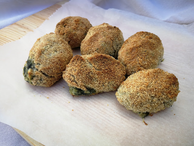 Croquetas de acelgas al horno