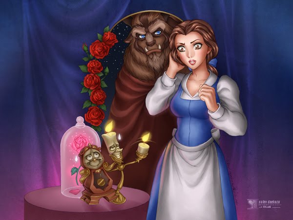 Beauty and the Beast wallpaper