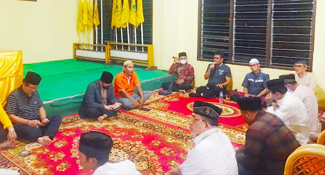 PLT Ketua dan Kader Golkar Muara Enim Gelar Doa Bersama