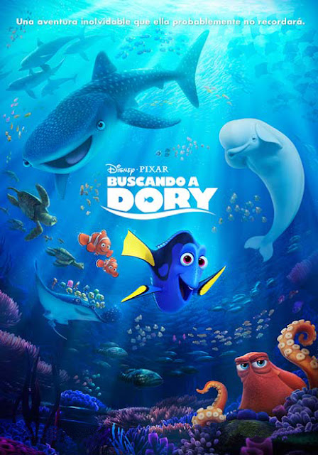 Cartel película de Pixar Animation Studios Buscando a Dory (Finding Dory)