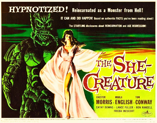 Half-sheet poster, The She-Creature, 1956