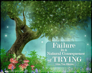 Failure is a natural consequence of trying - Jigsaw Puzzle 