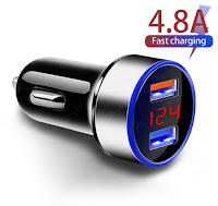 Universal Dual USB Car Charger Adapter Fast Charging