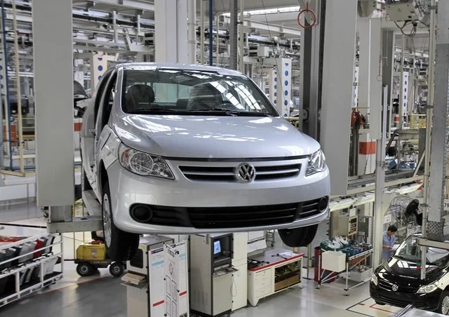 Mercado automotivo - Fábrica da Volkswagen do Brasil