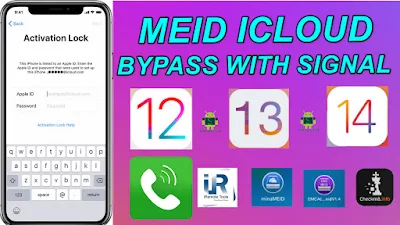 Apple MEID iCloud Bypass With a Signal & SIM Unlock iOS12 to 14.6 With Mina-EMC-iRemove-Checkm8.