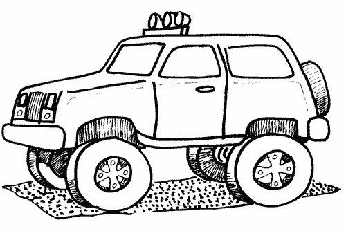 free coloring pages monster truck coloring pages for boys