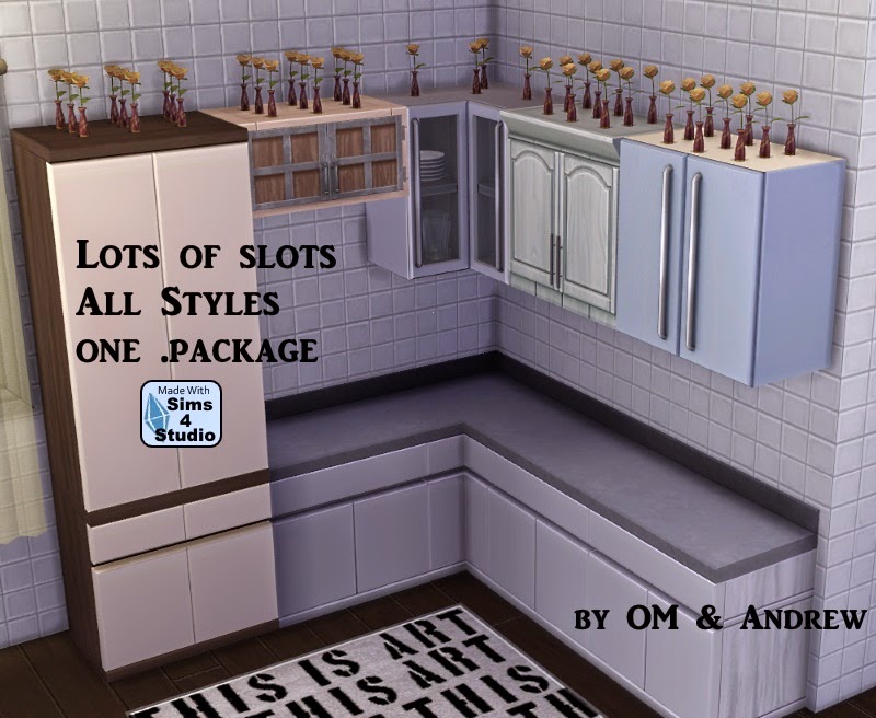 My Sims 4 Blog Cabinet Slot Mod for All EA Cabinets by OM 