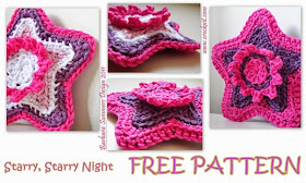 free crochet patterns, how to crochet, stars, starbursts, swirls, starshine, christmas decos,