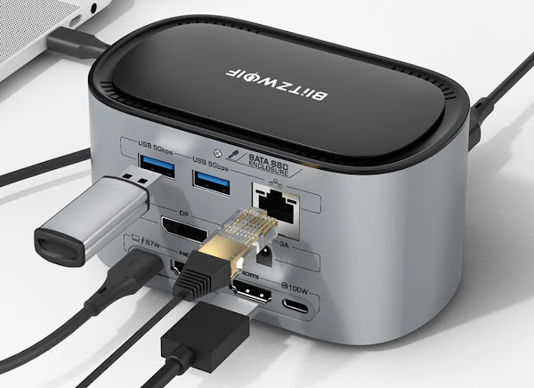 BlitzWolf® BW-TH12 - Esta Docking Station pode dar-te imenso jeito