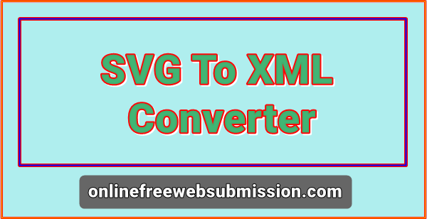 SVG To XML Converter