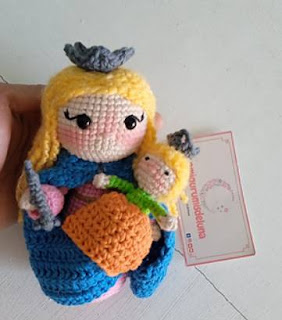 PATRON GRATIS VIRGEN MARIA AUXILIADORA AMIGURUMI 51188