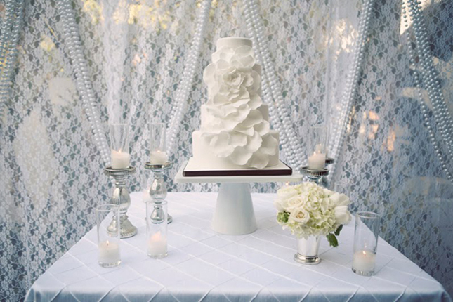 15 Stunning Cake  Table Ideas  The Wedding  Blog